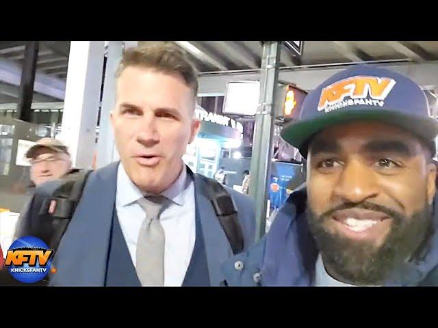 Alan Hahn Pulls Up On Knicks Fan TV! | Knicks 106-99 Rockets