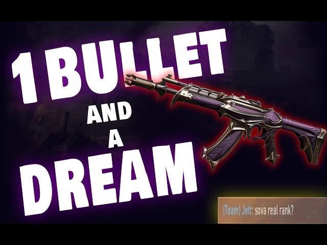 1 bullet and a dream..... #valorant #shorts