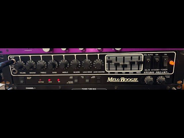 Mesa Studio Preamp into X88IR