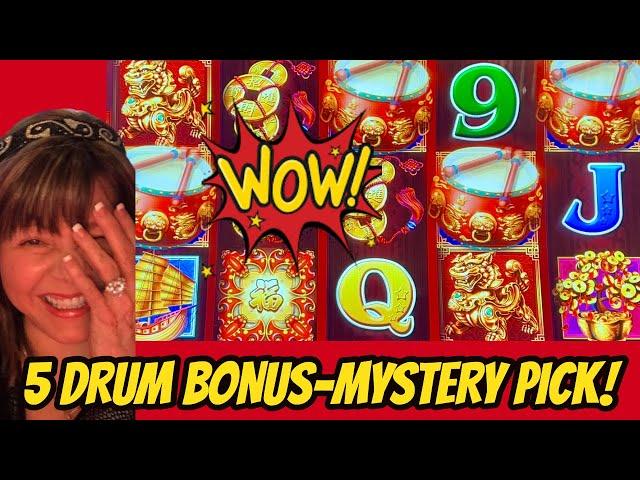 OMG! RARE 5 DRUMS BONUS-BIG WIN