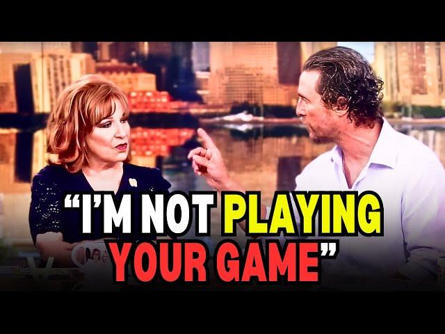 Matthew McConaughey SHUTS UP Joy Behar After She Asked This ONE Question