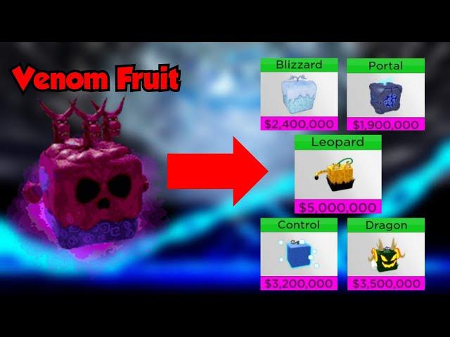 Fruits That People Offer For Venom Fruit Trading | Blox Fruits