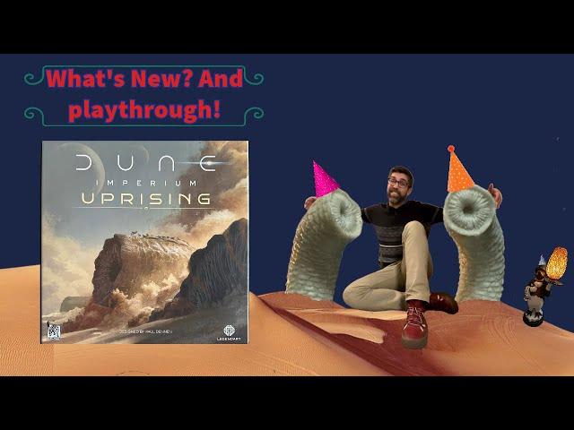 Dune: Imperium - Uprising — What's new? And playthrough!