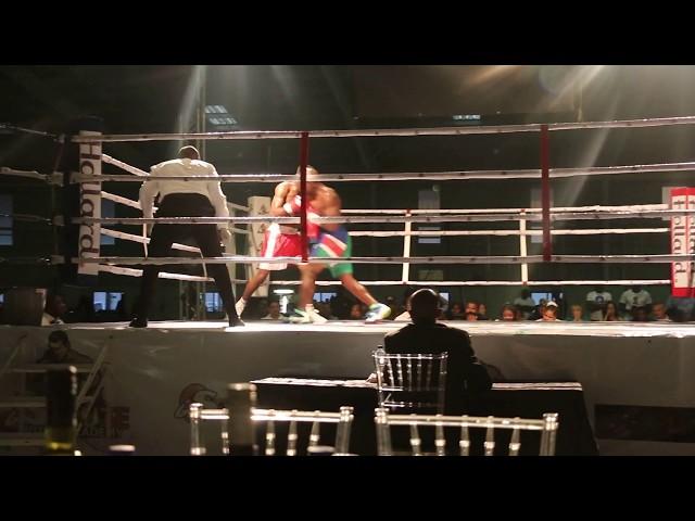 Werner Tobias vs Sam Shaama  TKO round 1