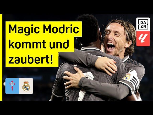 Mbappe trifft in den Winkel und Vini veredelt Modric-Traumpass: Vigo - Real Madrid | LaLiga | DAZN