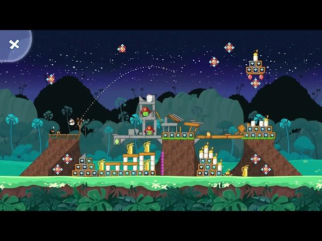 Angry Birds Friends Level 2 Tournament 1405 three stars NO POWER-UP walkthrough 2024-06-08