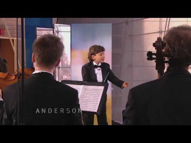 5-Year-Old Phenom Conducts Orchestra on 'Anderson'