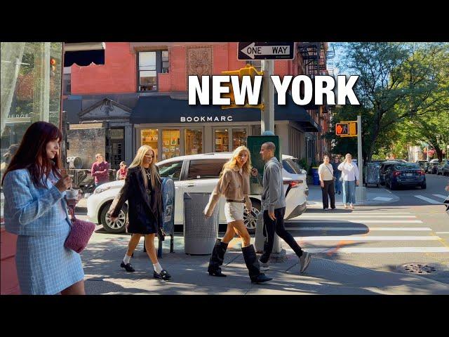 Greenwich Village 4K New York City Morning Walking Tour