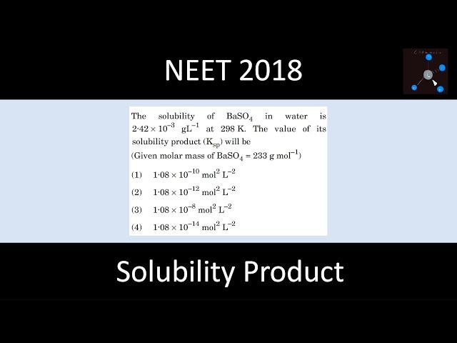 The solubility of BaSO4 in water is 2·42 x 10–3 gL–1 at 298 K. The value of its solubility product?