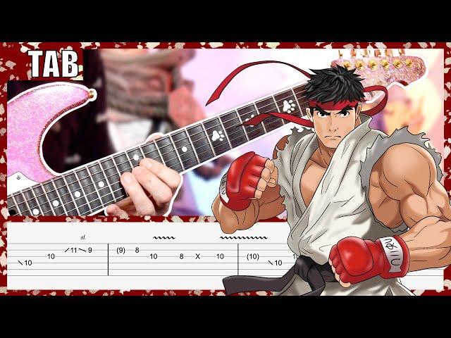 [TAB] Street Fighter - Ryu Theme Cover | Guitar Tab | Lesson | Tutorial