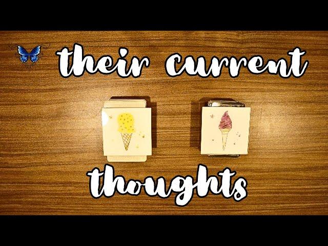 ️‍️‍🩹 WHAT ARE THEIR CURRENT THOUGHTS ABOUT YOU?  Timeless Tarot Reading 