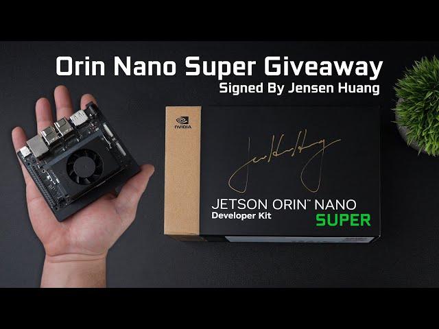 Jetson Orin Nano Super: Mini Ai Super SBC! + Giveaway Signed By Jensen Huang!