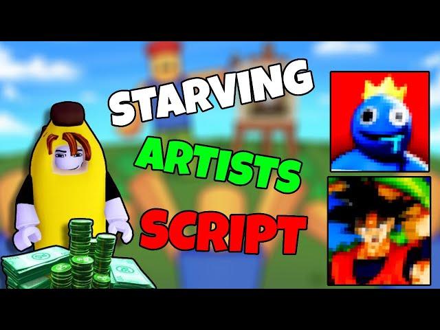 [UPDATED] Starving Artist Script/ Copy Art/ GUI *Pastebin 2024*