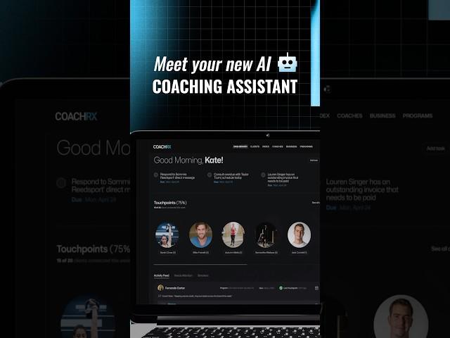 Meet Your AI Coaching Assistant Inside CoachRx 