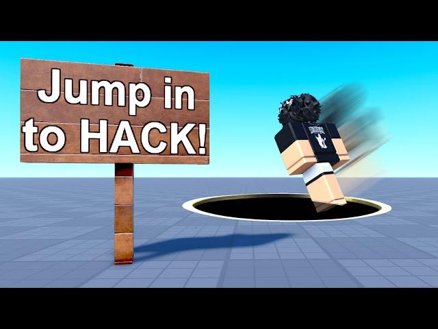 I Made FAKE GAME To Trap HACKERS.. It WORKED! (Roblox)