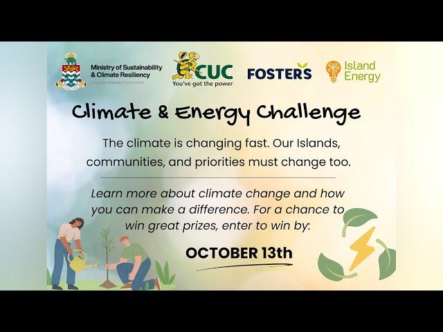 CIG News - Climate and Energy Challenge launched - 6 September 2024