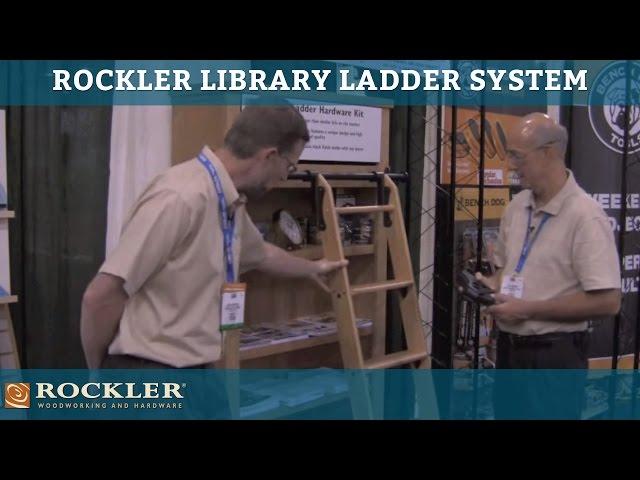 Rockler Library Ladder System at AWFS 2011 Presented by Woodworker's Journal