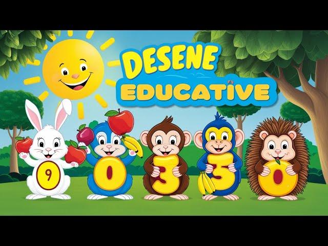  Litere, Numere, Culori  Desene Educative