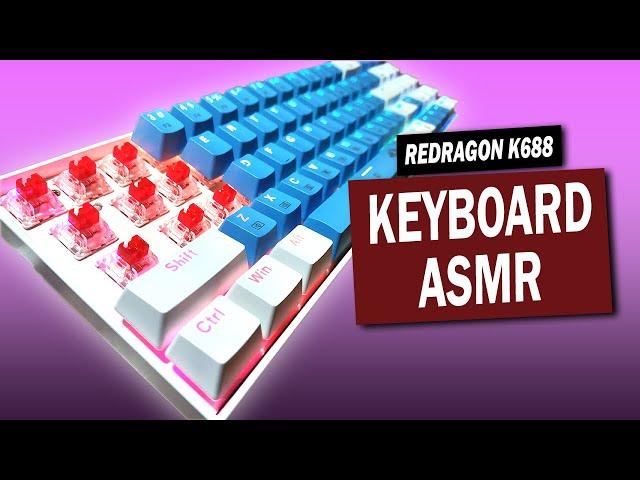 Keycap Removal ASMR - Redragon K688 Mechanical Gaming Keyboard