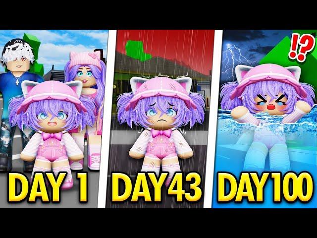 My DAUGHTER'S First 100 DAYS in Roblox Brookhaven!