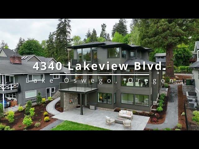 New Lakefront Home on Oswego Lake! ~ Lake Oswego Homes ~ 4340 Lakeview Blvd.