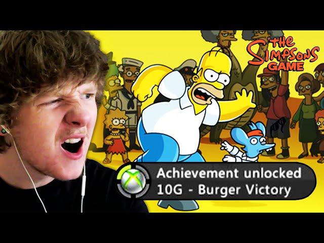 I Earned Every ACHIEVEMENT In The FORGOTTEN Simpsons Game!