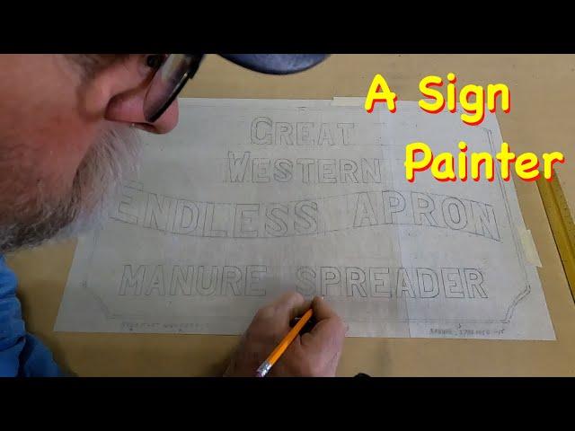 The Design and Layout of Sign Painting the Smith Spreader | Engels Coach Shop