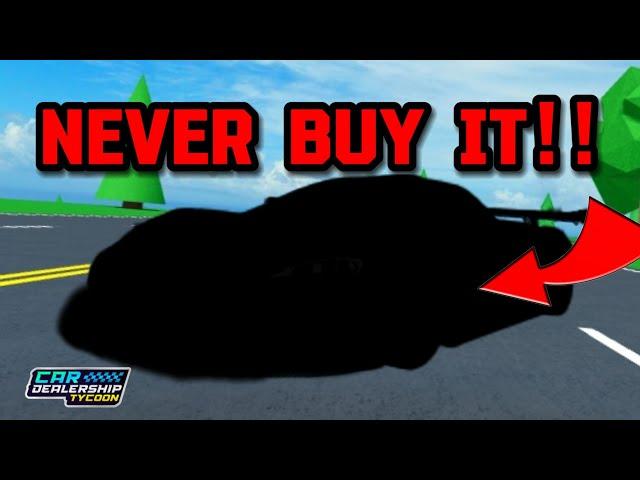 THIS LIMITED CAR IS RUINED AND HERE'S WHY IN Car Dealership tycoon.. | Mird CDT