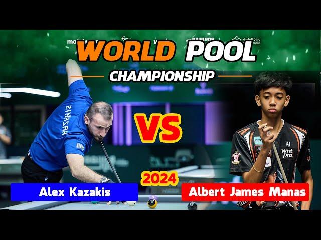 HIGHLIGHTS | Alex Kazakis vs Albert James Manas | 2024 World Pool Championship | June 06