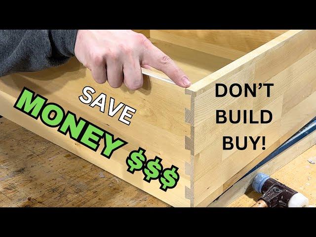 Dovetail Drawers - Buy Them or Build Them? / Woodworking Pro Tips