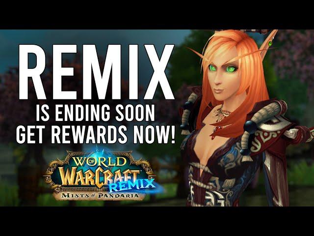 How To Obtain ALL UNIQUE REWARDS From Mists Of Pandaria Remix Before It Is GONE