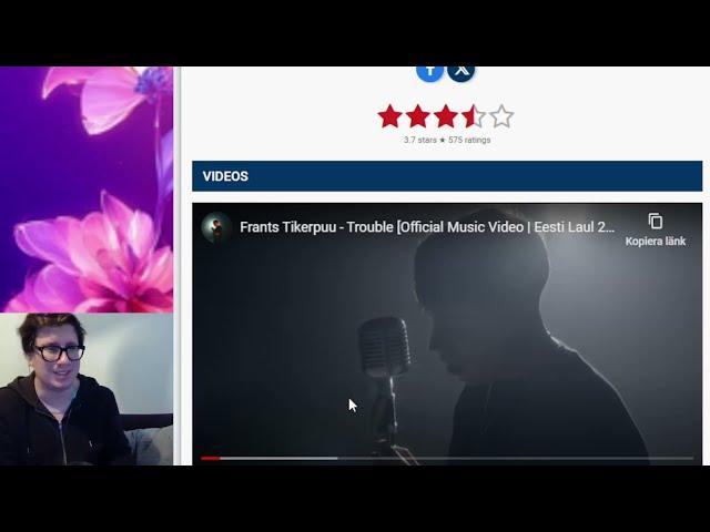 Frants Tikerpuu  - "Trouble" - Eesti Laul 2025 (Estonia) | #reaction #esc2025-