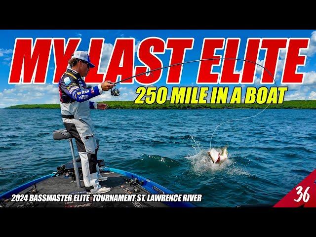 250 Miles in a Boat for My FINAL Bassmaster Elite - 2024 Bassmaster St. Lawrence (Day 1&2) UFB S4E36