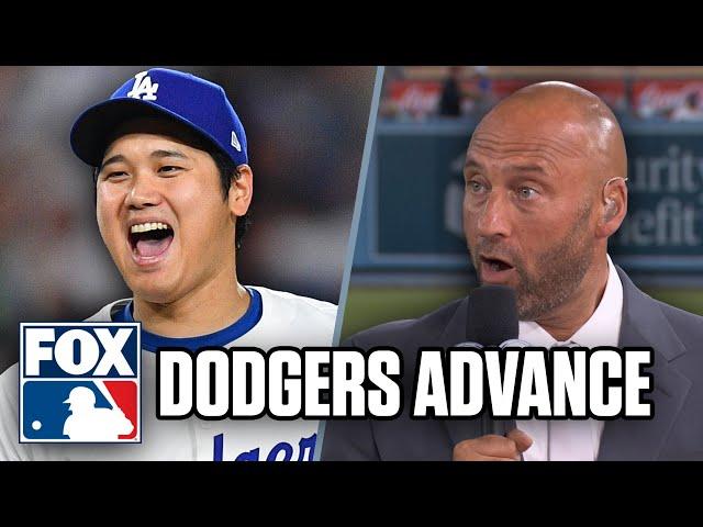 Dodgers ADVANCE to NLCS, Game 5 Reaction: Derek Jeter, David Ortiz and Alex Rodriguez | MLB on FOX