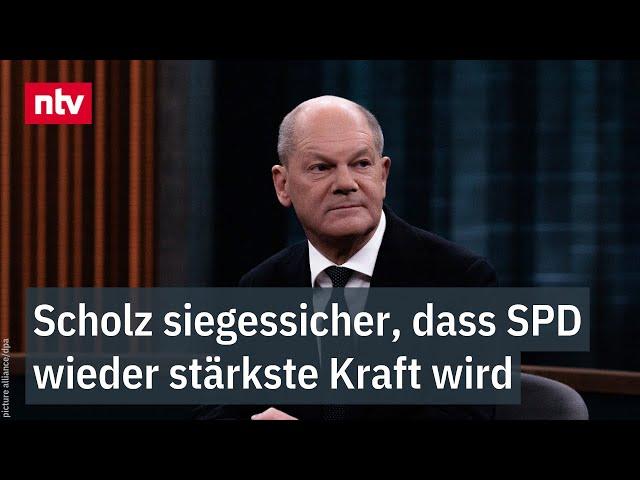 Vertrauensfrage vor Weihnachten? - Scholz siegessicher, dass SPD wieder stärkste Kraft wird | ntv