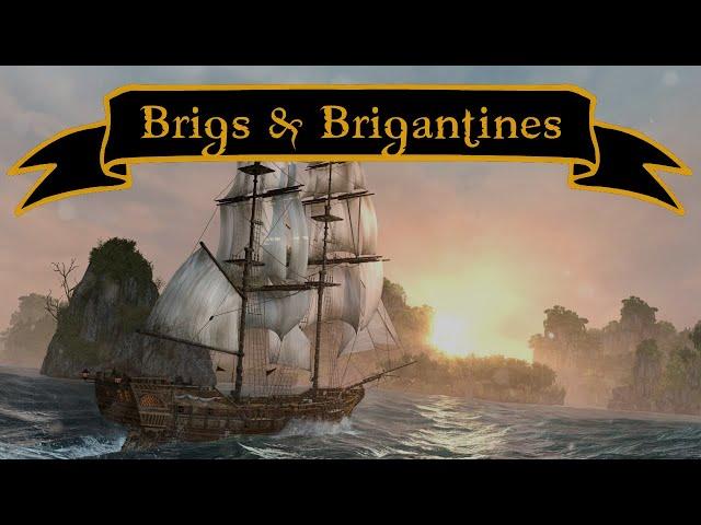 Brigs and Brigantines | Pirate Ship Types