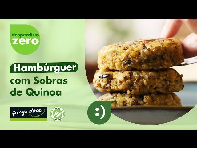 Hambúrguer com Sobras de Quinoa | Receitas Desperdício Zero | Pingo Doce