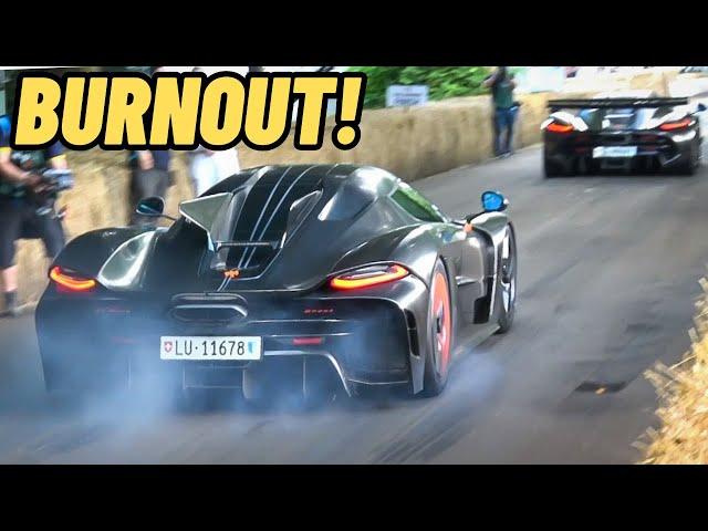 $5Million Koenigsegg Jesko Attack and Absolut BURNOUT!