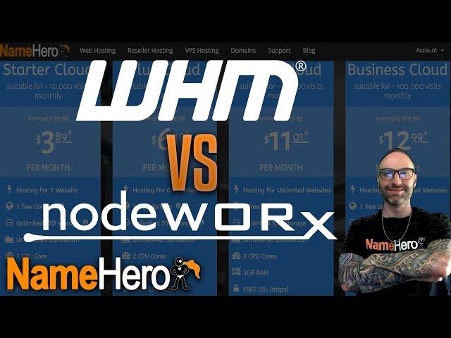 Web Host Manager vs. NodeWorx - Comparing #cPanel & #InterWorx Master Control Panels