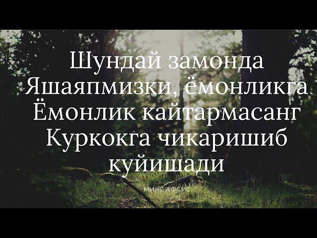 Тасирли чиройли сузлар. Do'st, hayot, oila, haqida