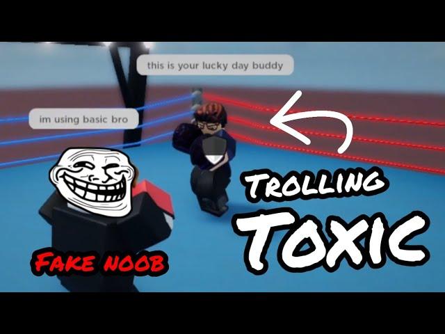 TROLLING TOXIC PLAYERS AS A FAKE NOOB! | UNTITLED BOXING GAME!