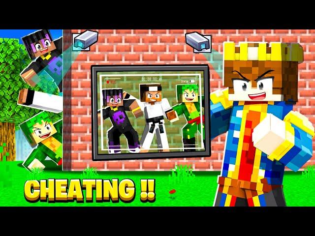 USING CCTV CAMERA TO CHEAT IN MINECRAFT HIDE & SEEK !! 