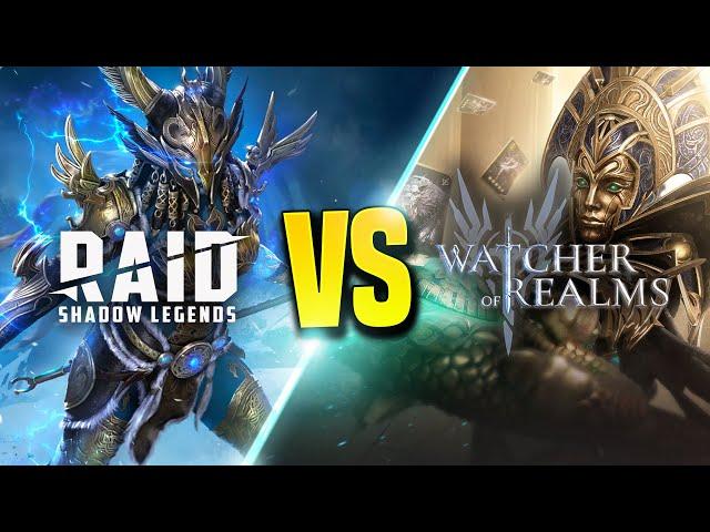 Watcher of Realms VS RAID Shadow Legends | Honest Comparison