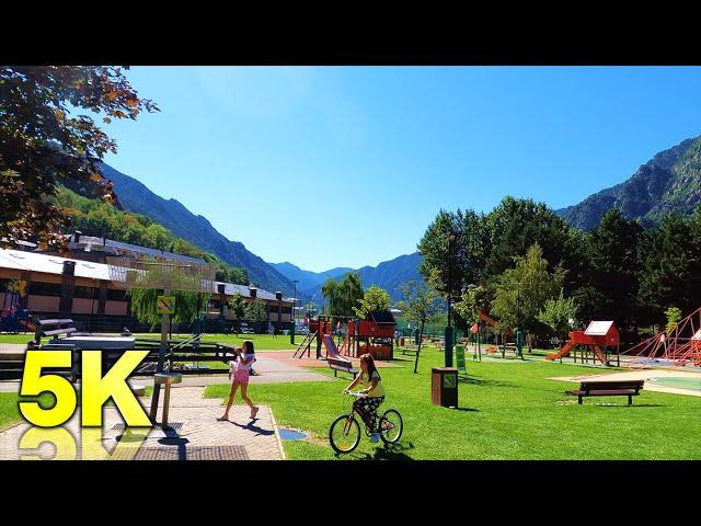 5K Walk Andorra | GoPro HERO 11 Black 60fps HDR | Walking Through City ASMR