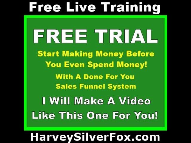 Harvey Silver Fox I'll Make FREE Video Like This One | CrowdFunding Leads Training Review Demo