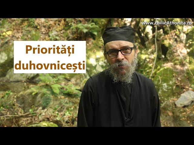 Priorități duhovnicești - p. Teologos