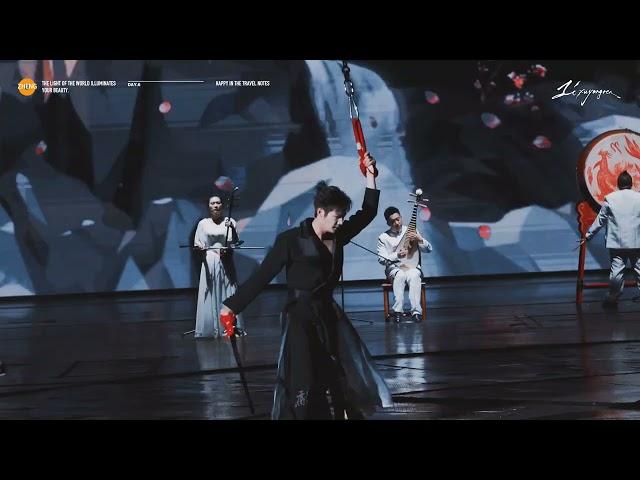 Bday 自诩庸人: 4K Sword Dance! Zheng YeCheng makes this look so beautiful 生日快乐. 君衫一点白，如皎月飞鹤，沧浪里，自不凡。