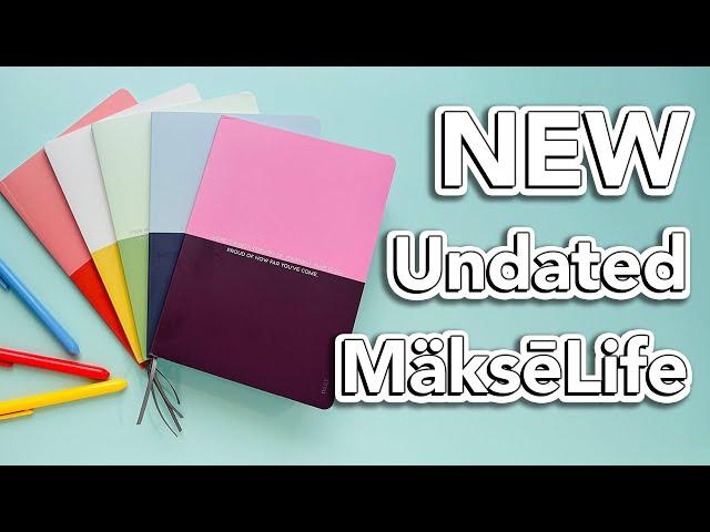 NEW MäksēLife Undated Notebooks + Daily Planner