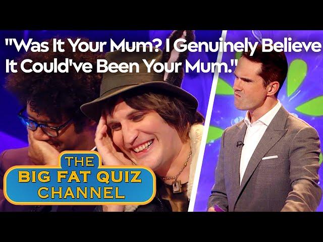 Richard Ayoade & Noel Fielding Bully Jimmy Carr's Poor Mum | Big Fat Quiz