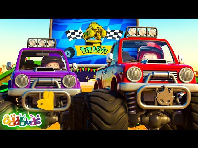 Monster Truck Race Championship | Oddbods Racing | Oddbods - Sports & Games Cartoons for Kids